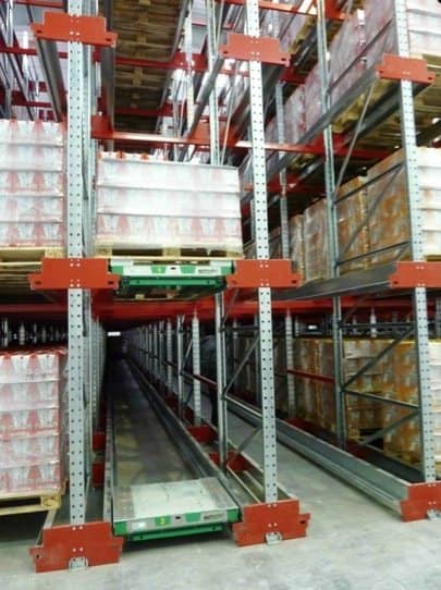shuttle in racks