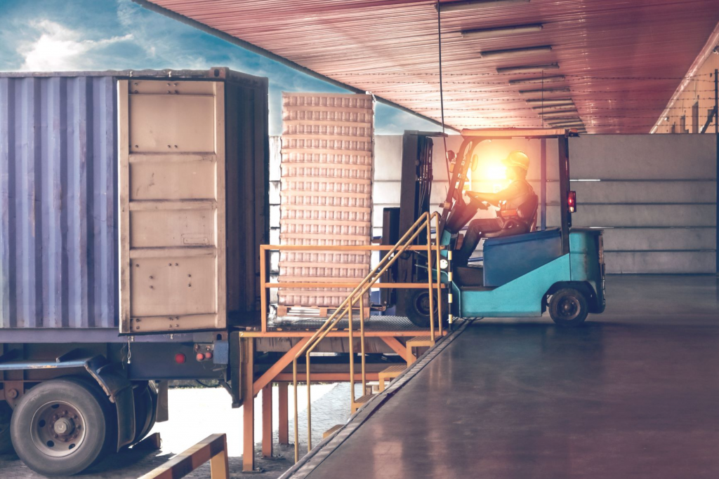 forklift dock
