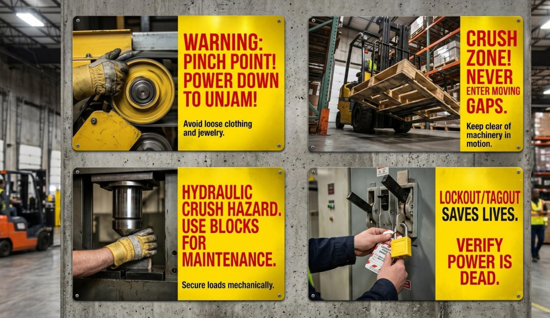 Pinch Points & Crush Points