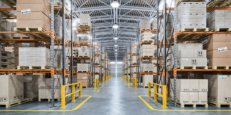 forklift delimited areas