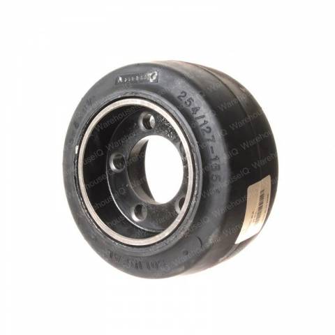 UNICARRIERS NISSAN 43350-FS000 TIRE+WHEEL - 10X5X6.5 SMOOTH PRESS ON ASSEMBLY