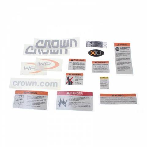 CROWN 139894-001-0S WARNING \ DECALS (WP2300) KIT