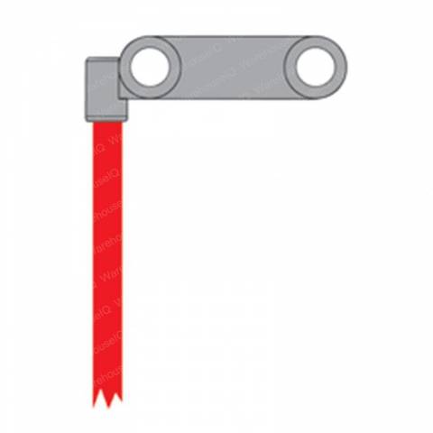 CROWN 300400-023 LEADHEAD - 3/0 RED 5 FT OFFSET