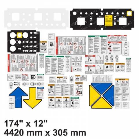 GENIE 226102GT AND 226102 DECAL KIT-SAFETY