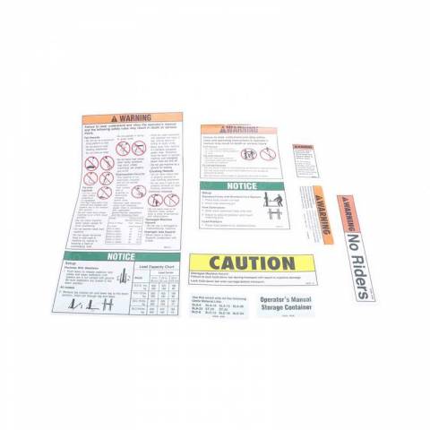 GENIE 48373GT AND 48373 DECAL KIT SAFETY/INST SLC