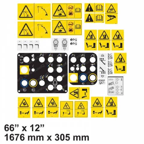 GENIE 97809GT AND 97809 DECAL KIT TZ34/20 SYMBOLS