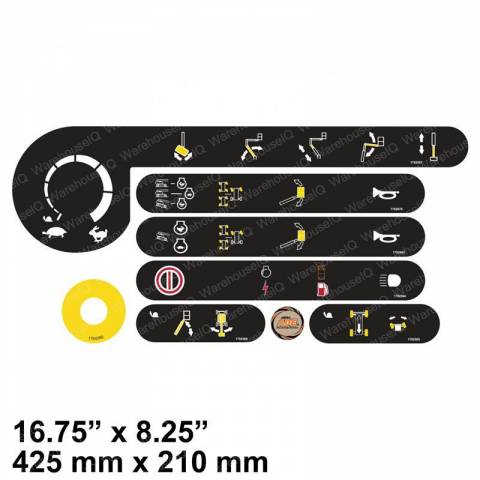 JLG 1001109195 DECAL KIT - PLATFORM CONSOLE