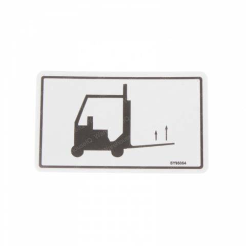 JLG 1704016 DECAL - FORKLIFT LOCATION