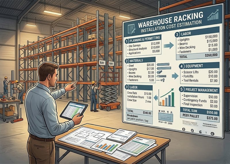 Estimating the Cost of Installing Warehouse Racking