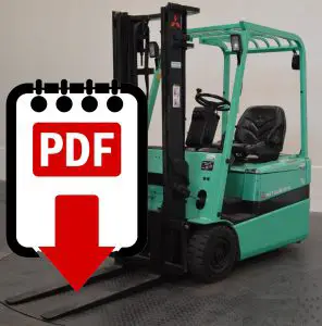Mitsubishi Forklift Repair Manuals for FB16KT Series