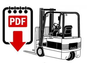 Mitsubishi Forklift Repair Manuals for FBS15 Series