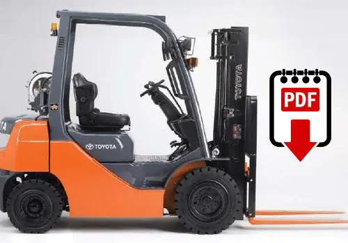Toyota Forklift Service Manual 5fg10 Series Download Pdfs Instantly