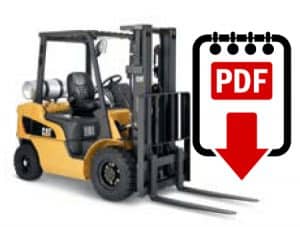 Caterpillar P50001 Forklift Repair Manuals