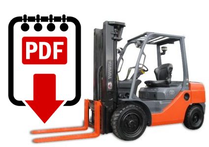 Toyota Forklift Service Manual 8fd 10 15 18 20 25 30 8fdk And 8fdj