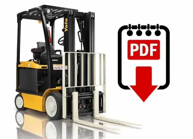 Yale Erc045vg Forklift Service Manual Download Pdf Instantly