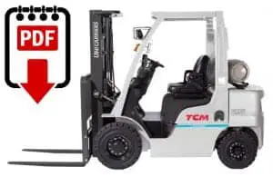 TCM FB10-8 Forklift Repair Manual