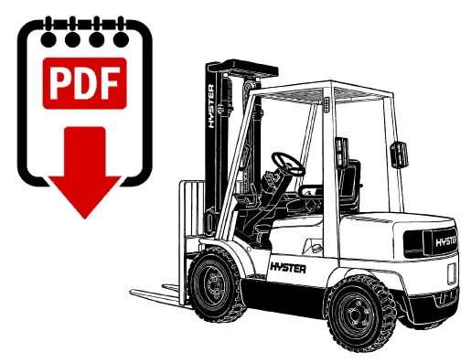 Hyster E45xm2 F108 Forklift Parts Manual Download Pdf Instantly
