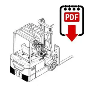 Toyota 8BRU18 Forklift Repair Manual