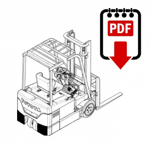 Toyota 7HBW23 Forklift Parts Manual