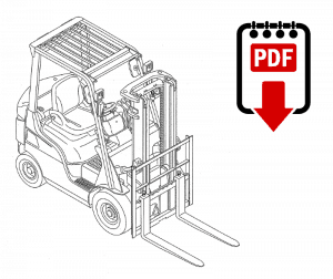 Mitsubishi FBC18KS (1FBCK) Forklift Repair Manual